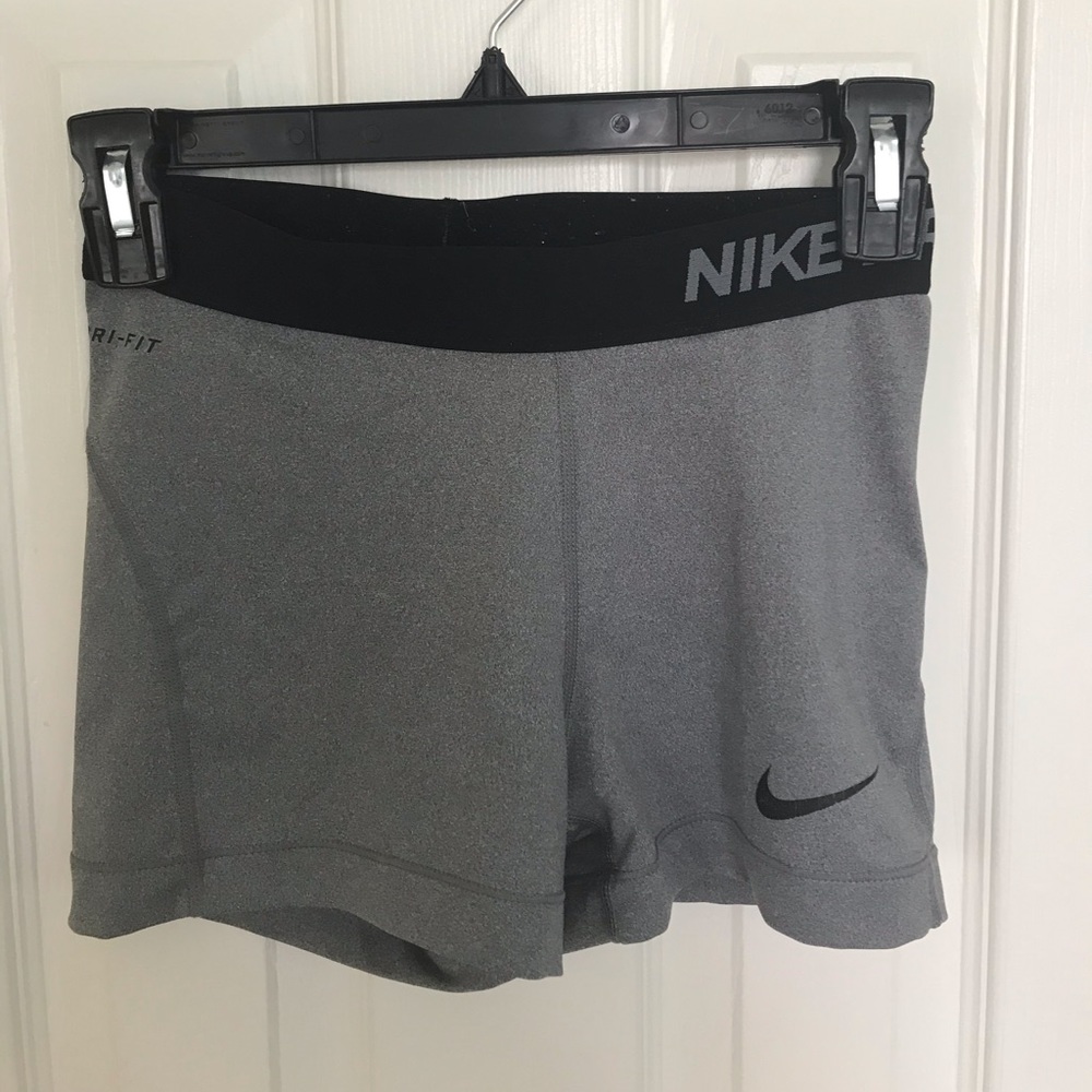Nike pro grey spandex small